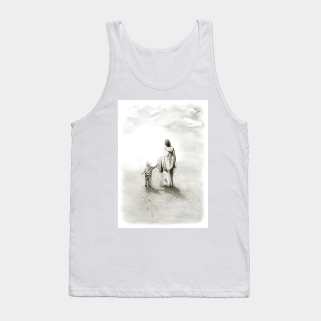 My best friend, Jesus. Tank Top by art-koncept